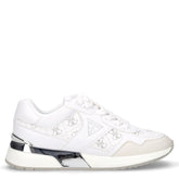 Sneaker in tessuto ed ecopelle bianco grigio - GUESS DONNA | Boscaini Scarpe