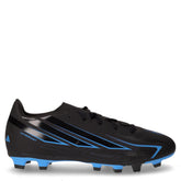 F50 Hyperfast Club Fg/Mg scarpa da calcio in tessuto sintetico con tacchetti nero azzurro | Boscaini Scarpe