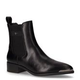 Stivaletto a punta in ecopelle nero | Boscaini Scarpe