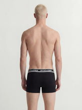 Set 3 boxer in cotone elasticizzato nero | Boscaini Scarpe