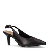 Slingback in ecopelle con tacco nero | Boscaini Scarpe