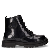 Stivaletto lucido da bambina in ecopelle nero - Stivaletti Bambina | Boscaini Scarpe