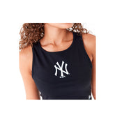FEMALE MLB LE CROP TANK New York Yankees black - Abbigliamento Donna | Boscaini Scarpe