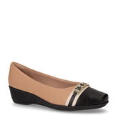 Décolleté in ecopelle nude nero - PICCADILLY | Boscaini Scarpe