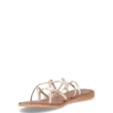 Sandalo infradito con laccetti oro | Boscaini Scarpe