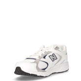 408 sneaker ragazza in ecopelle e tessuto bianco argento | Boscaini Scarpe
