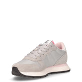 Ally Solid sneaker in pelle e tessuto grigio | Boscaini Scarpe