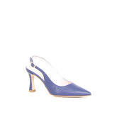 Décolleté a punta slingback blu - Slingback | Boscaini Scarpe