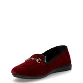 Texi pantofola in tessuto vino | Boscaini Scarpe
