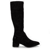 Stivale sotto al ginocchio in tessuto nero | Boscaini Scarpe