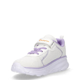 HRO sneaker in tessuto ed ecopelle bambina bianco lavanda | Boscaini Scarpe