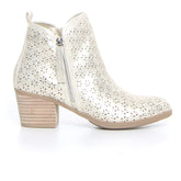 Tronchetto con zip oro - Tronchetti Donna | Boscaini Scarpe