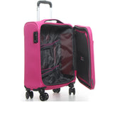 Jazz 4.0 bagaglio a mano morbido espandibile - 55 cm fuxia | Boscaini Scarpe