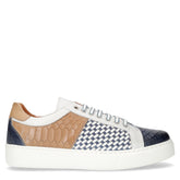 Sneaker in pelle bianco marino marrone - Sneakers Uomo | Boscaini Scarpe