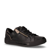 Sneaker in ecopelle con zip nero - JANA | Boscaini Scarpe