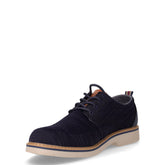 Stringata sportiva in tessuto navy | Boscaini Scarpe