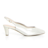 Décolleté slingback a punta champagne - Slingback | Boscaini Scarpe