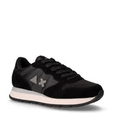 ally New Bright Nylon sneaker in tessuto e pelle nero | Boscaini Scarpe