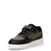 New Emberlix sneaker in ecopelle bambino nero militare | Boscaini Scarpe