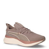 Softride Sabrina Bow sneaker slip on in tessuto grigio bianco | Boscaini Scarpe