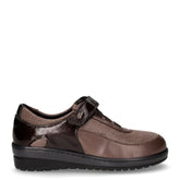 Nile scarpa sportiva in pelle taupe - Comfort Donna | Boscaini Scarpe