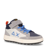 Boy's genius mid sneaker da bambino in ecopelle grigio - Sneakers Bambino | Boscaini Scarpe