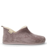 Gaga pantofola  in tessuto taupe | Boscaini Scarpe