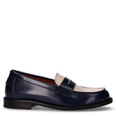 Mocassino in ecopelle blu | Boscaini Scarpe