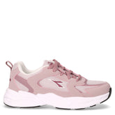 Alley sneaker in tessuto e ecopelle ragazza rosa clivia | Boscaini Scarpe