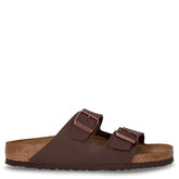 Arizona ciabatta in pelle marrone scuro - BIRKENSTOCK | Boscaini Scarpe