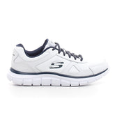 Track Scloric sneaker white navy - SKECHERS UOMO | Boscaini Scarpe