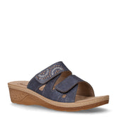 Ciabatta in ecopelle blu | Boscaini Scarpe