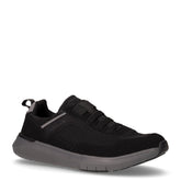 Neil sneaker in pelle e tessuto nero | Boscaini Scarpe