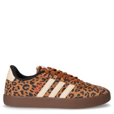 VL Court 3.0 sneaker in pelle e tessuto ragazza marrone nero | Boscaini Scarpe