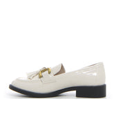 Mocassino con staffa e nappine latte - Mid Season Sale Donna | Boscaini Scarpe