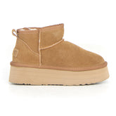 Stivaletto invernale con zeppa camel - Donna | Boscaini Scarpe