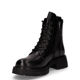 Anfibio in pelle con zip nero | Boscaini Scarpe