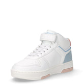 Maverick mid sneaker in ecopelle bambina bianco | Boscaini Scarpe