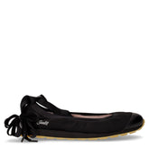 Ally Etoile ballerina in tessuto con laccetti nero - SUN68 | Boscaini Scarpe