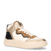 Laquinny sneaker bambina in ecopelle avorio platino | Boscaini Scarpe