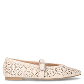 Ballerina in ecopelle con cinturino crema | Boscaini Scarpe