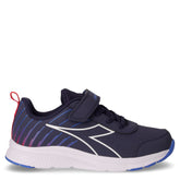 Falcon 6 sl jr v sneaker in ecopelle bambino blu e bianco | Boscaini Scarpe