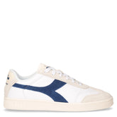 Kick sneaker in pelle ed ecopelle bianco blu - DIADORA UOMO | Boscaini Scarpe