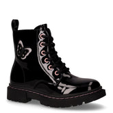 Anfibio in ecopelle con farfalla bambina nero | Boscaini Scarpe