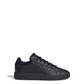 Grand court 3.0 sneaker ragazzo in ecopelle nero - Sneakers Bambino | Boscaini Scarpe