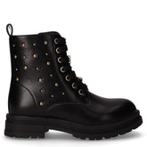 Anfibio in ecopelle con borchie bambina nero | Boscaini Scarpe