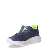 578 sneaker in tessuto ed ecopelle bambino vintage indaco lime | Boscaini Scarpe