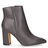 Tronchetto in ecopelle con zip grigio | Boscaini Scarpe