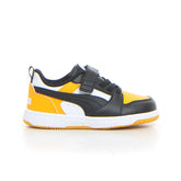 Rebound V6 sneaker bambino white black tangerine - Sneakers Bambino | Boscaini Scarpe