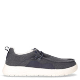 Stringata casual in tessuto blu | Boscaini Scarpe